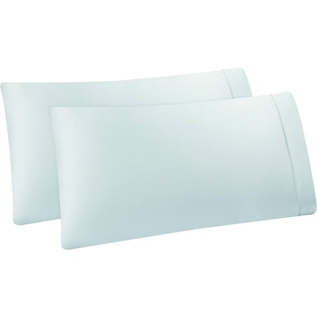 Monarch Brands Aston & Arden Tencel Pillowcase King, Blue, 2PK P-SS-KP-400-BL